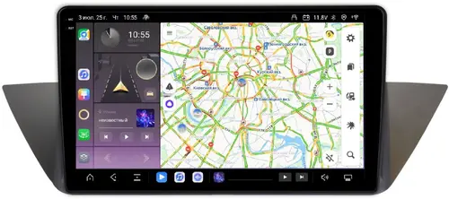 Магнитола для BMW X1 E84 2009-2014 - Kuberg монитор 10,36" QLed+2K, Android 13, Быстрейшая, CarPlay, 4G SIM-слот