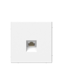 Розетка компьютерная ArtGallery RJ45 кат.6A механизм бел. SE GAL000186