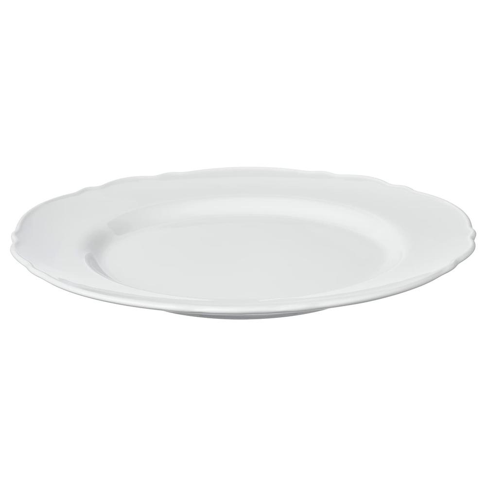 IKEA UPPLAGA  (ИКЕА УППЛАГА)  -  Тарелка, белая, 28 см