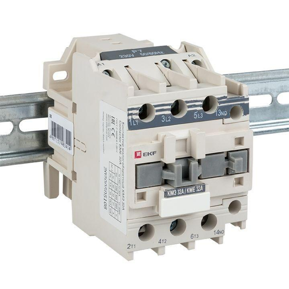 Контактор КМЭ 32А кат. 36В AC 1НЗ PROxima EKF ctr-s-32-36-nc
