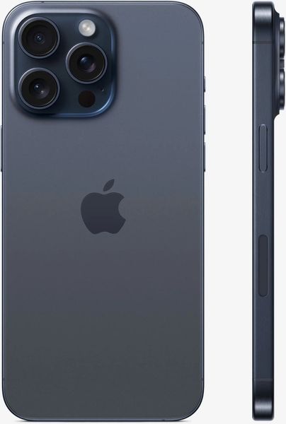 Смартфон Apple iPhone 15 Pro Max 1ТБ (nano-SIM и eSIM), Синий титан | Blue Titanium