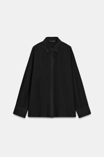 ОДНОТОННАЯ РУБАШКА С НАГРУДНОЙ ПЛАНКОЙ — ZW COLLECTION — ZARA
