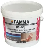 БЕТОН-КОНТАКТ 12 КГ (1/48) ГРУНТОВКА АДГЕЗИОННАЯ "ГАММА"