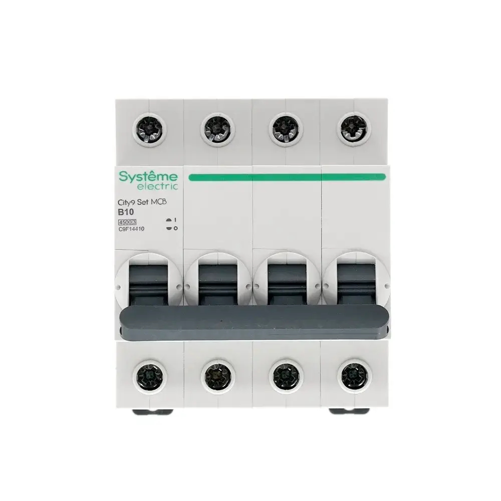 City9 Set Автоматический выключатель (АВ) B 10А 4P 4.5kA 400В
