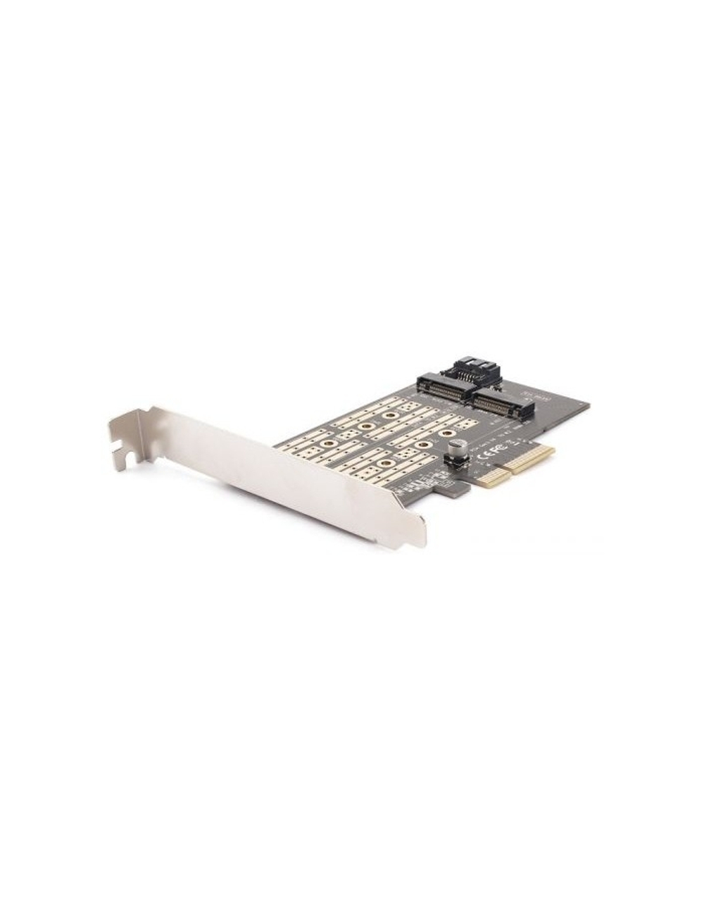 Переходник-конвертер AgeStar AS-MC02 для M.2 SATA SSD+M.2 NVME в PCIe 3.0