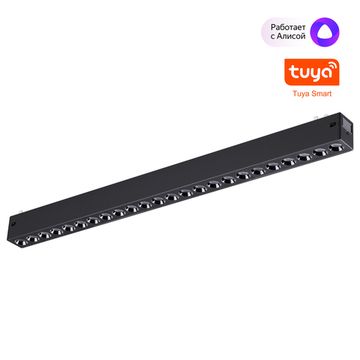 Трековый св-к диммир. со сменой цв.температуры, пульт ДУ/Tuya Smart Life 24W 3000-6000K 359933 черный Port Vector Novotech