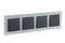 Рамка стеклянная на 4 поста Systeme Electric AtlasDesign Nature Белый ATN330104