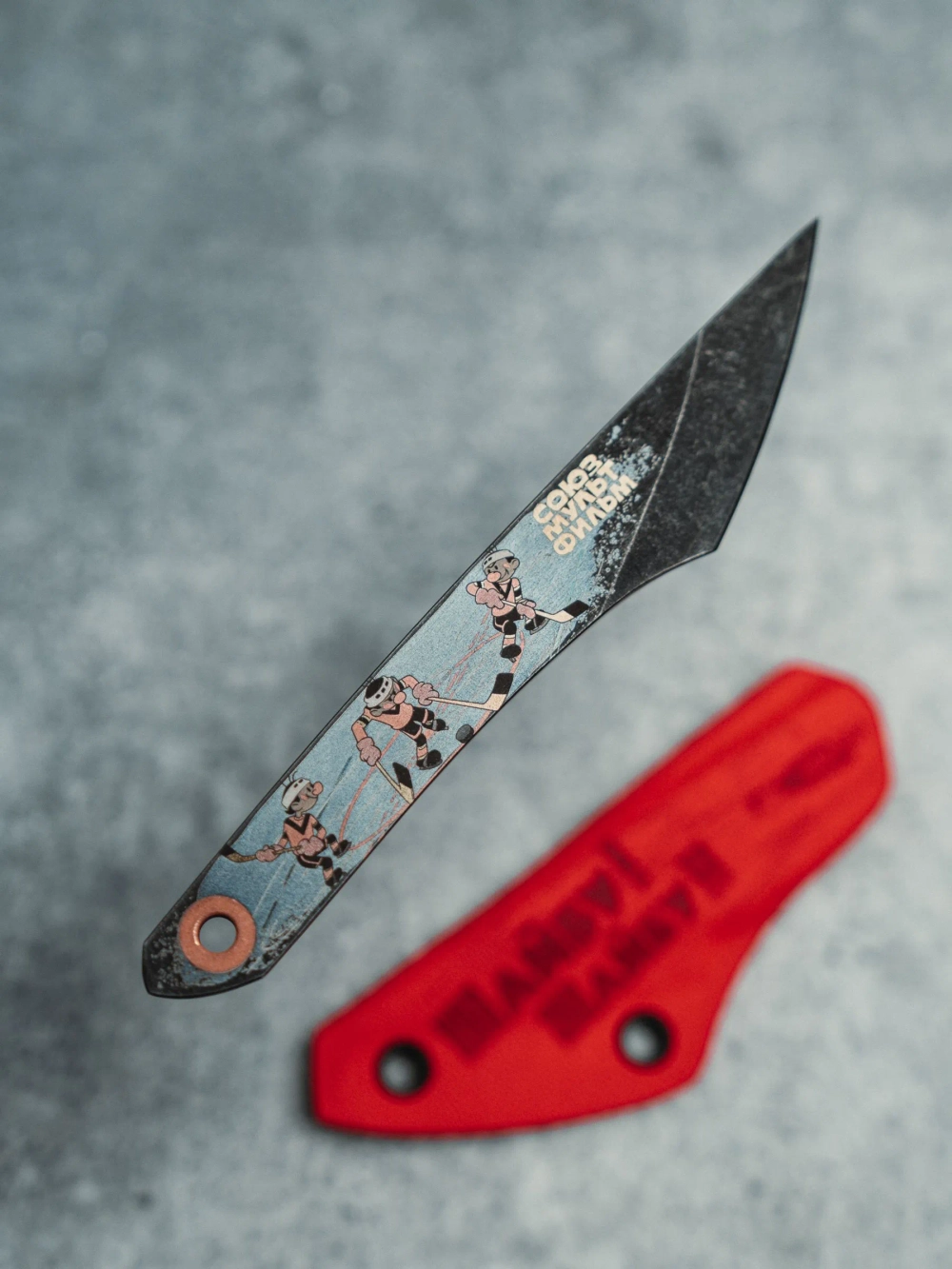 Нож NC Custom KOI (Шайбу! Шайбу!! - Метеор, BSW, Red)