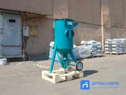 Пескоструйный аппарат PST-PS-100-1 с шиберным дозатором
