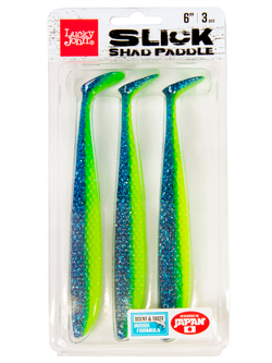 Виброхвосты LJ 3D Series SLICK SHAD PADDLE 6.0in (15.20)/Z17 3шт