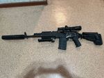 Цевье АК с планками Пикатинни и слотами M-LOK, К.Арма / K.Arma
