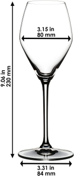 Набор из 2 бокалов для шампанского 322 мл Rose/ Champagne  Extreme  Riedel