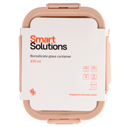 Контейнер для запекания, хранения и переноски продуктов в чехле smart solutions, 370 мл, бежевый