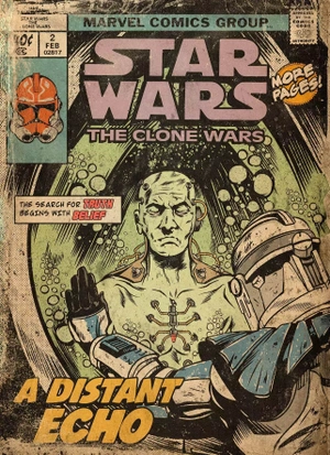 Открытка «Star Wars The Clone Wars: A Distant Echo»