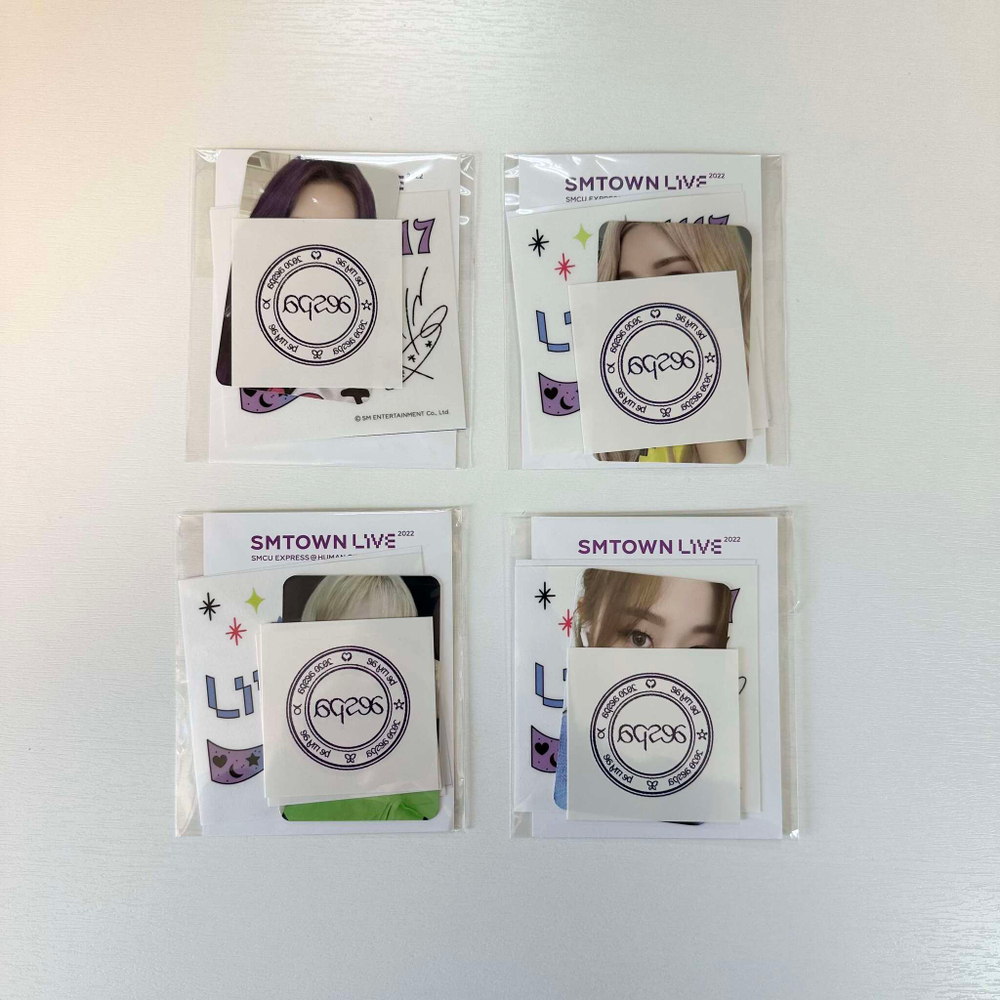 aespa - SMTOWN Live 2022 AR Tattoo sticker set