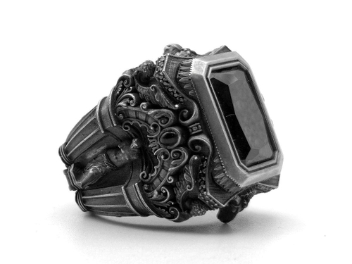 Перстень из серебра "Story" AZR-080