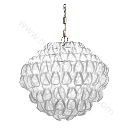 Pendant design lamp Giogali SP 80 by Vistosi (Clear)