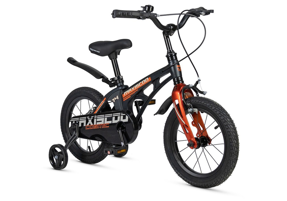 Велосипед 14'' Maxiscoo COSMIC  Стандарт Плюс Мерцающий Графит (2025)