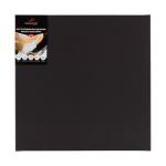 Холст грунтованный на подрамнике 40х40 см, 240 г/м², 2 шт, PERESLAVL BLACK EDITION мелкозернистый, Vista-Artista ACBF-4040