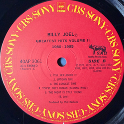 Виниловая пластинка Billy Joel ‎– Greatest Hits Volume I & Volume II 2LP