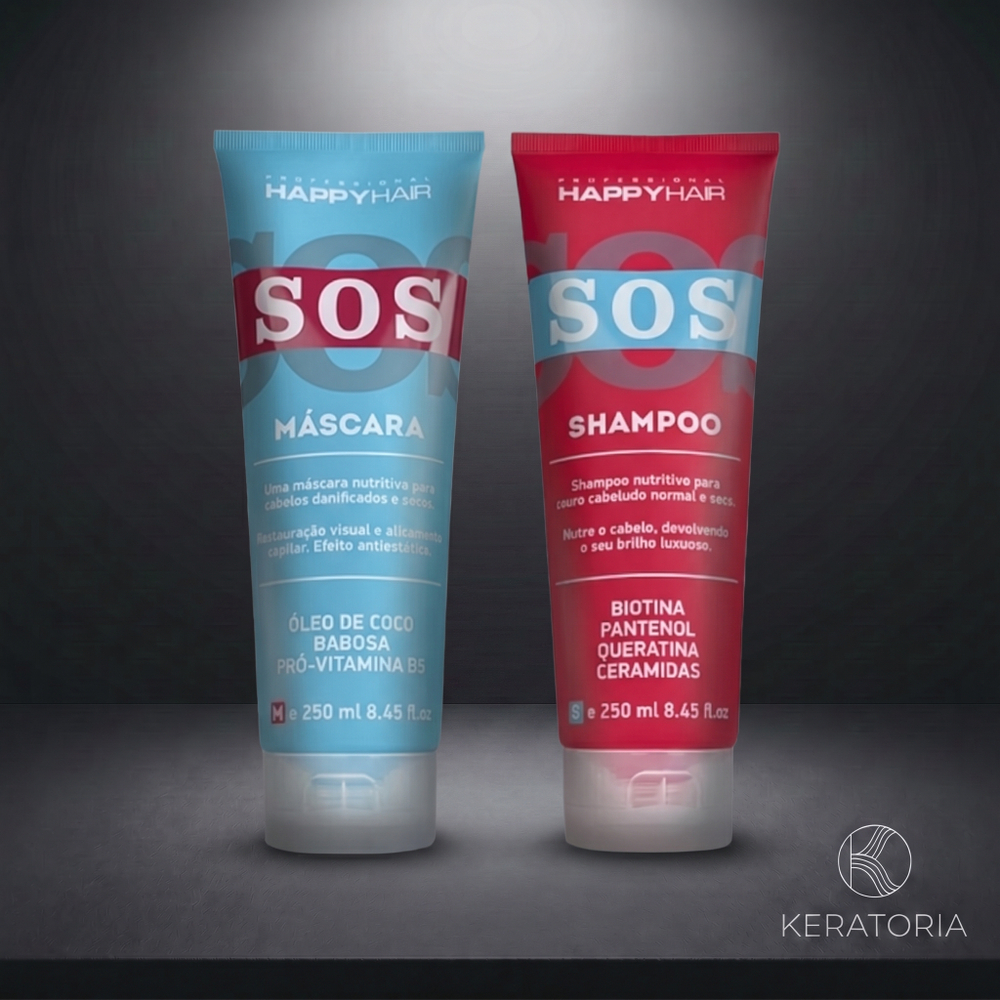 Комплект Happy Hair SOS шампунь + маска 250/250 мл