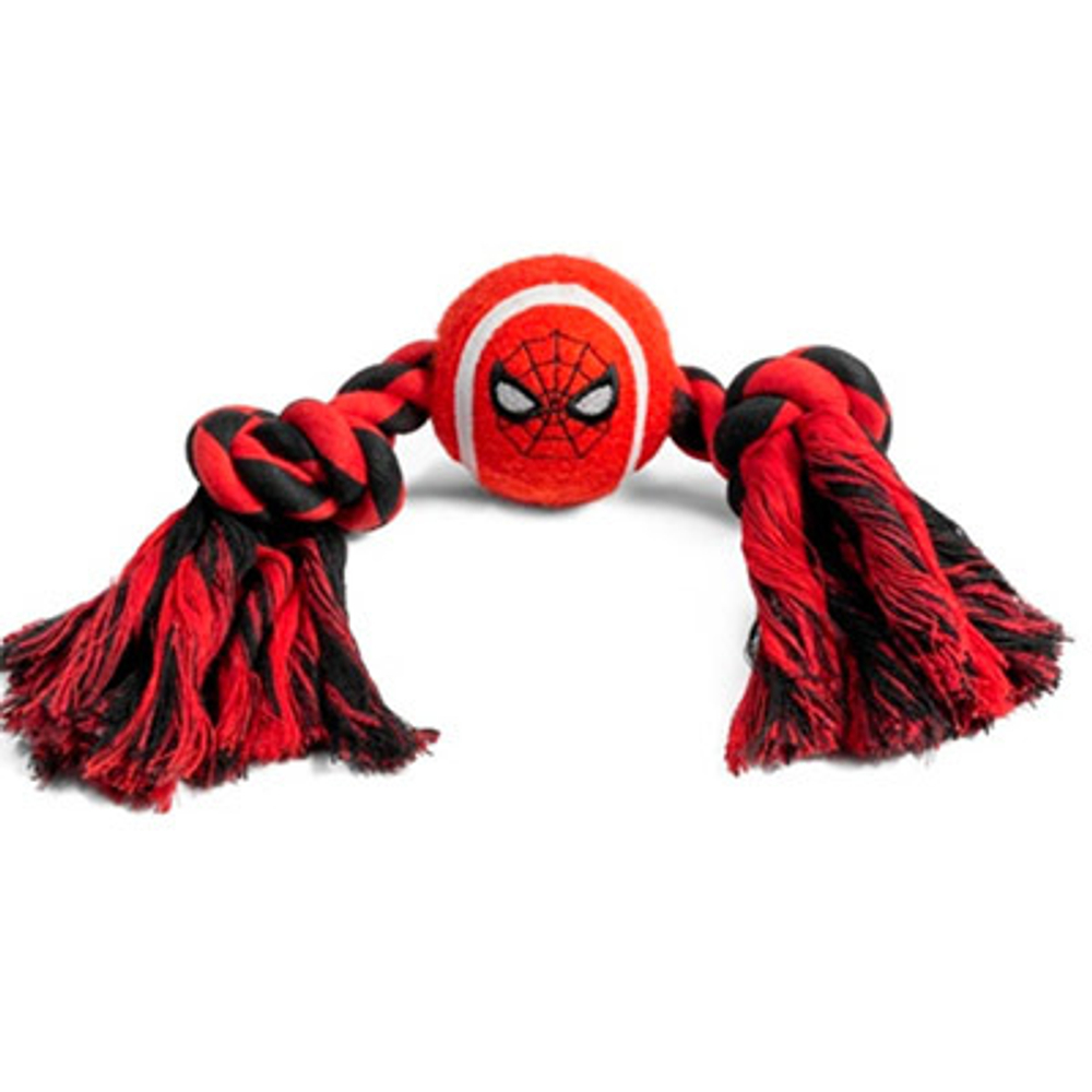 Triol-Marvel Игрушка для собак Marvel Человек Паук «Верёвка и мяч», d70/310мм