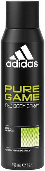 Дезодорант-спрей для мужчин Adidas Pure Game защита 48 часов 150 мл (из Финляндии)