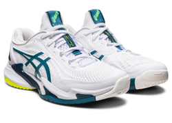 Мужские кроссовки теннисные Asics Court FF 3 - white/gris blue