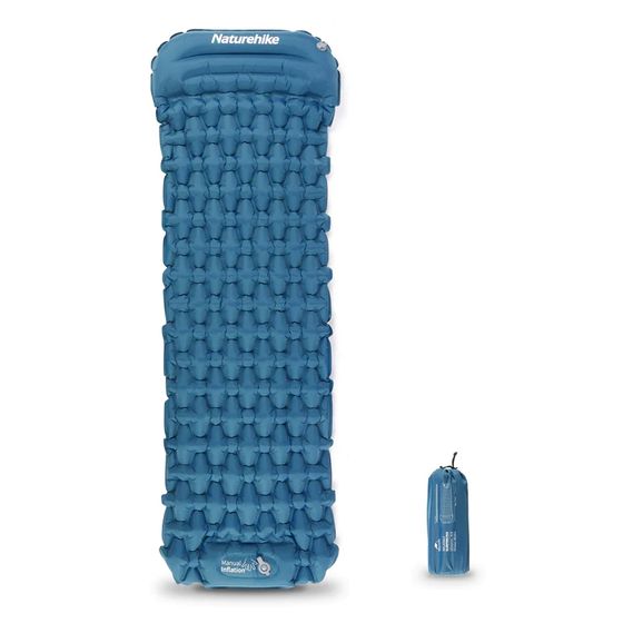 ТУРИСТИЧЕСКИЙ НАДУВНОЙ МАТРАС С НАСОСОМ NATUREHIKE CNK2300DZ0001