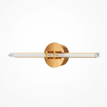 Настенный светильник 12W 3000K MOD340WL-L10BS3K латунь Plume Modern Maytoni