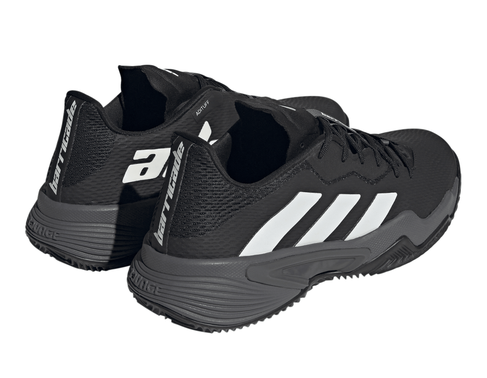 Мужские кроссовки теннисные Adidas Barricade M Clay - core black/cloud white/grey five