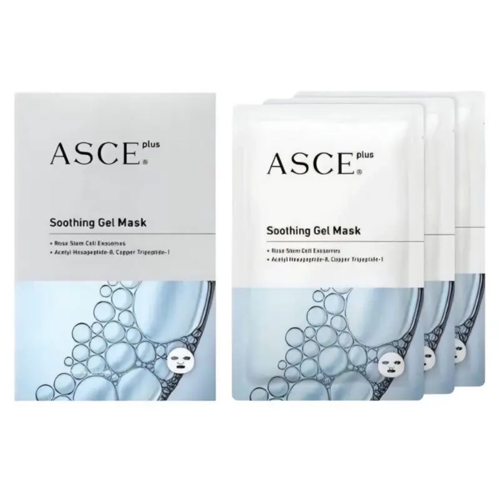 ASCE Soothing Gel Mask + Exobalm ExoCoBio