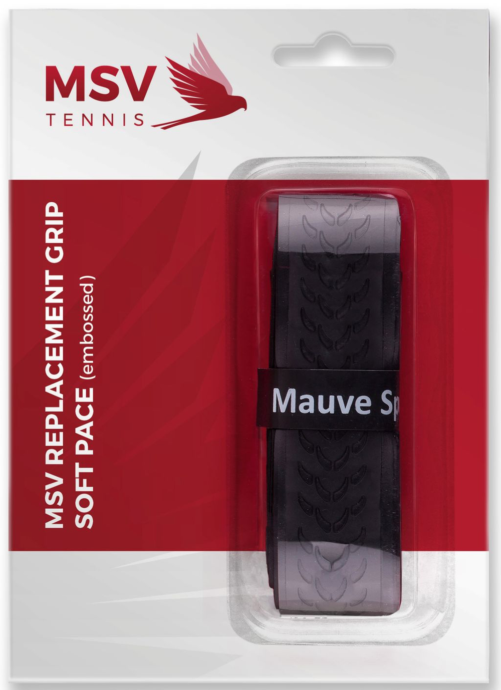 Базовые теннисные обмотки MSV Soft Pace (Embossed) 1P - black