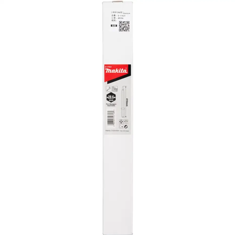 Пикообразное шестигранное долото 410 мм Makita D-17631