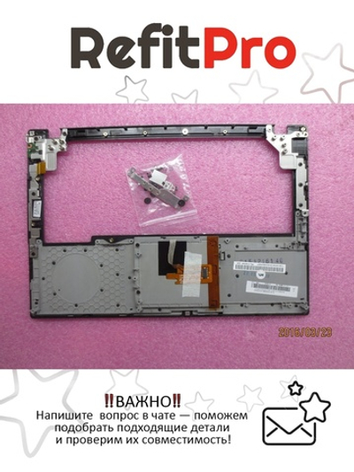 Верхняя панель клавиатуры для ноутбука Lenovo ThinkPad X240 черная (01AW441), оригинал
