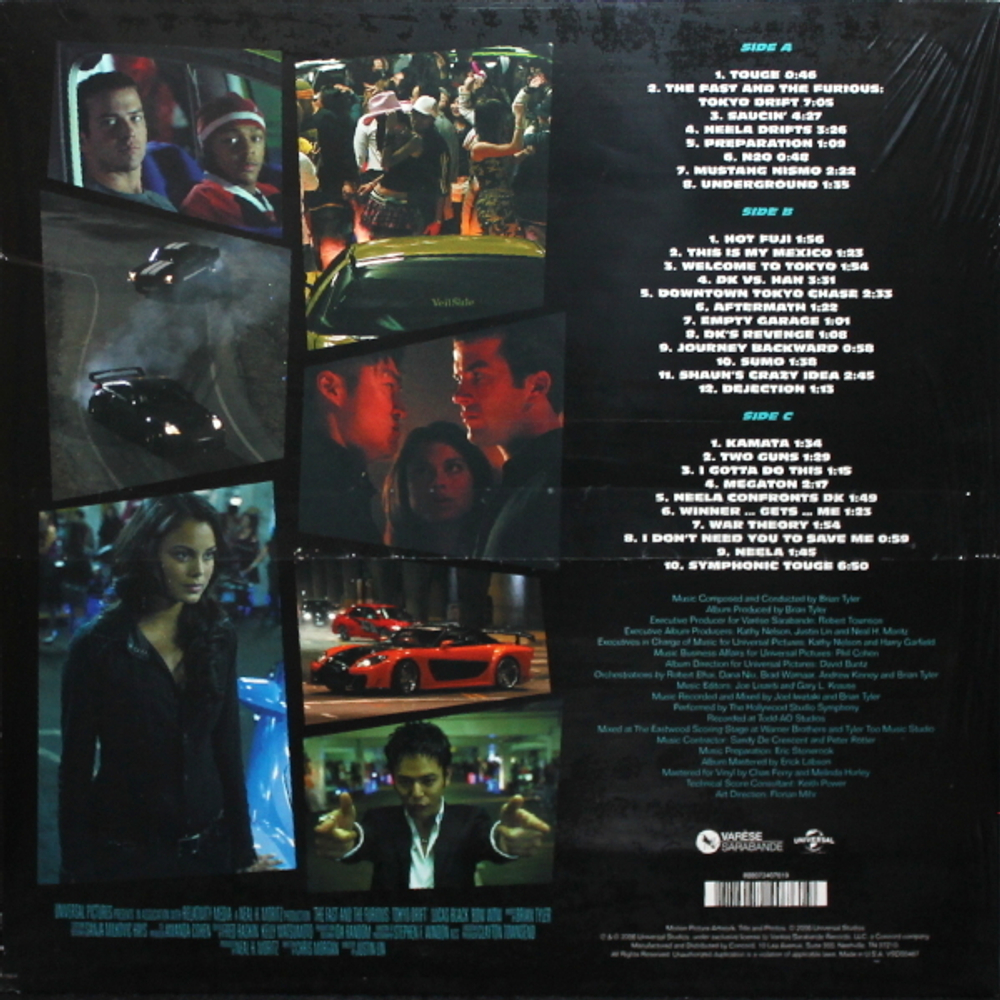 Soundtrack / Brian Tyler: The Fast And The Furious - Tokyo Drift (Original Motion Picture Score) (Coloured Vinyl)(2LP)