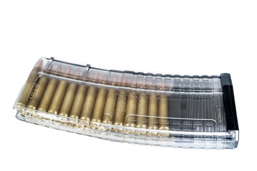 Магазин PufGun для AR-15, 5,56×45 / .223 Rem, 30 патронов, прозрачный