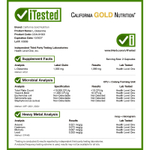 California Gold Nutrition, AjiPure®, L-глютамин, 120 растительных капсул (500 мг в 1 капсуле)