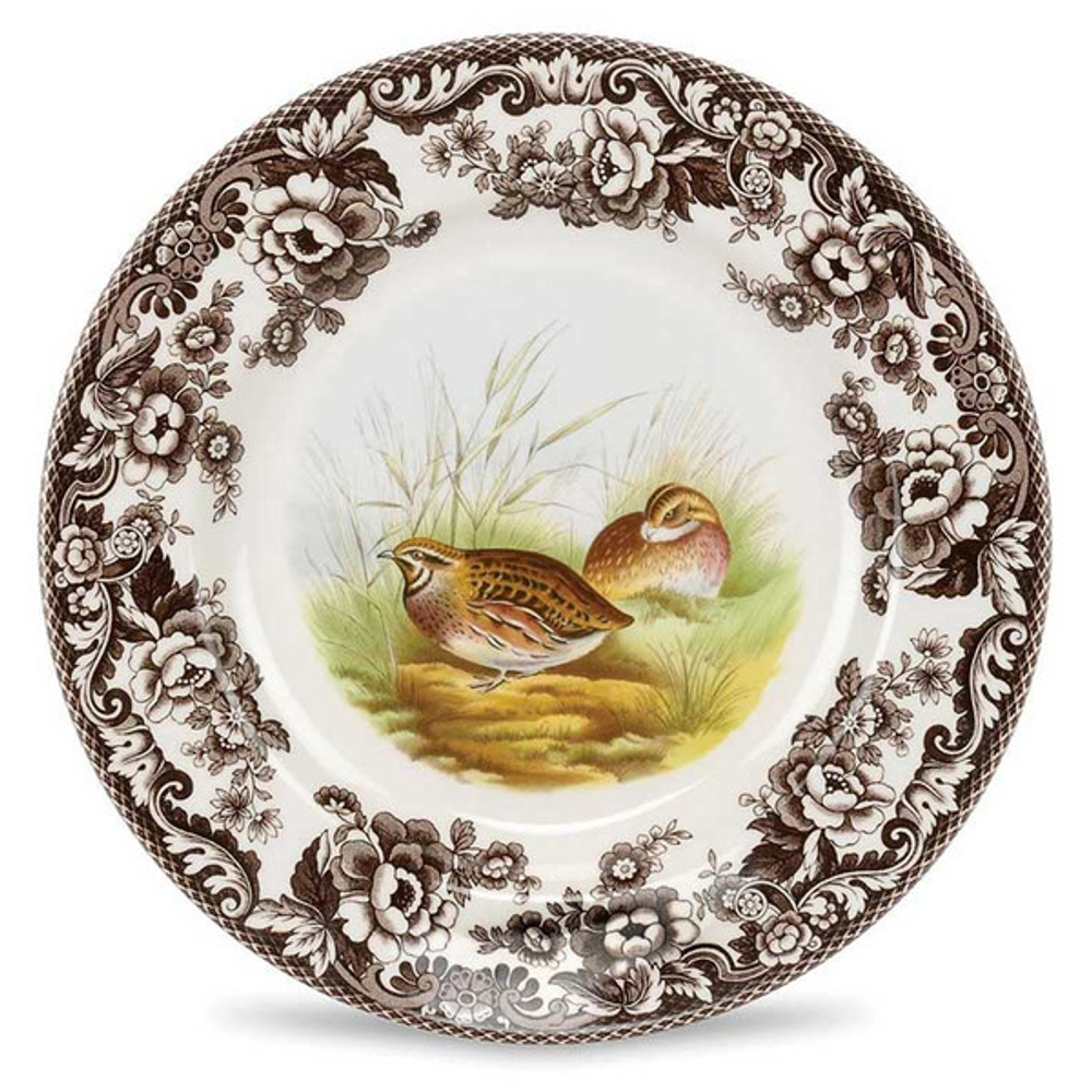 Тарелка обеденная 27см Spode Английские охотничьи мотивы Перепелка