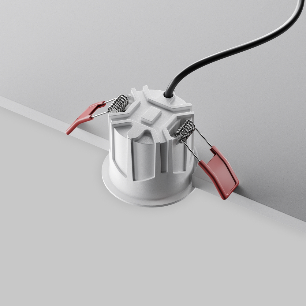 Встраиваемый светодиодный светильник Maytoni Alfa LED DL043-01-10W2.7K-RD-W