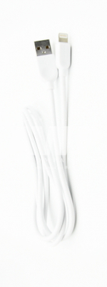 Кабель Borofone BX14 USB-Lightning 2.4А 2м PVC White