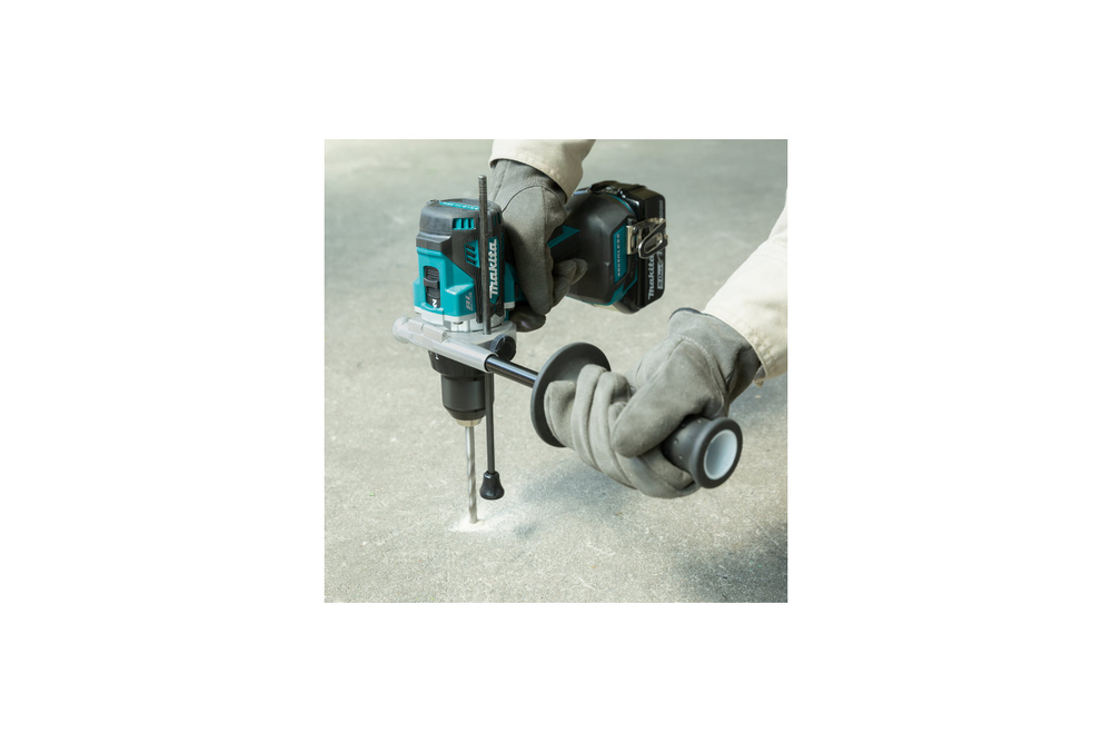 Ударная аккумуляторная дрель-шуруповерт Makita LXT BL 18 В, 13 мм, 125/65 Нм, 2x5.0 Ач, ЗУ, Makpac DHP486RTJ