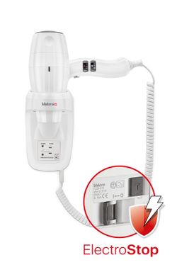 Настенный фен Valera Silent Jet Protect 1200 Shaver (586.11/044.06 White)