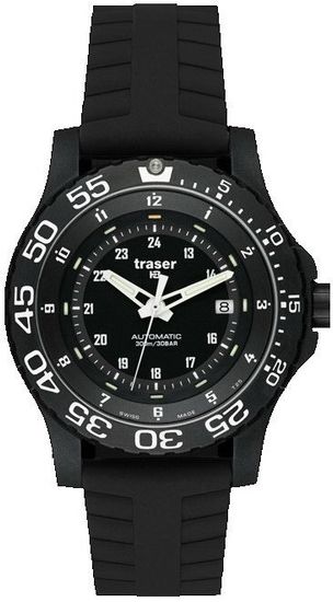 Мужские швейцарские наручные часы Traser P6600 AUTOMATIC PRO 102361 (силикон)