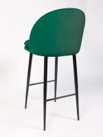 Стул барный Альта темно-зеленый