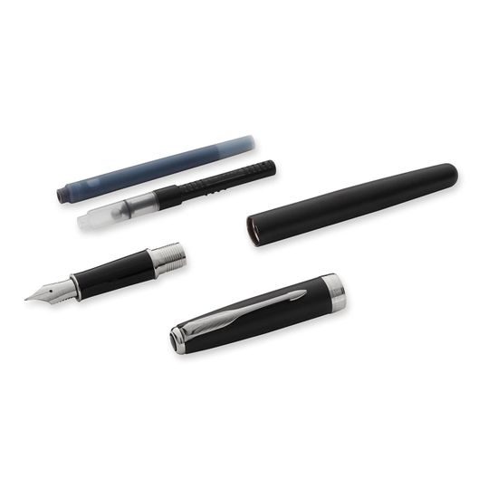 Перьевая ручка Parker Sonnet F529, цвет: MattBlack CT, перо: F, S0818070
