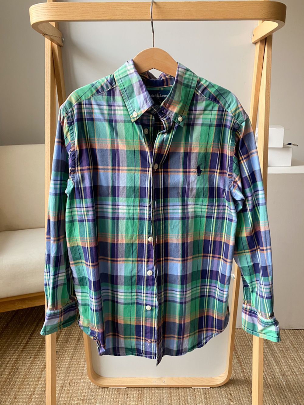 Хлопковая рубашка Ralph Lauren, 128