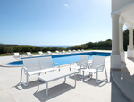 Диван пластиковый двухместный Siesta Contract Pacific Lounge, белый