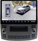 Магнитола для Infiniti FX35, FX45 S50 2006-2008 - Teyes CC3-2K-360 монитор 13" 2K QLED на Android 10, Быстрая, CarPlay, 4G SIM-слот, 4 камеры в комплекте