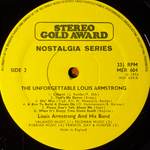 Louis Armstrong ‎– The Unforgettable Louis Armstrong (Англия 1974г.)